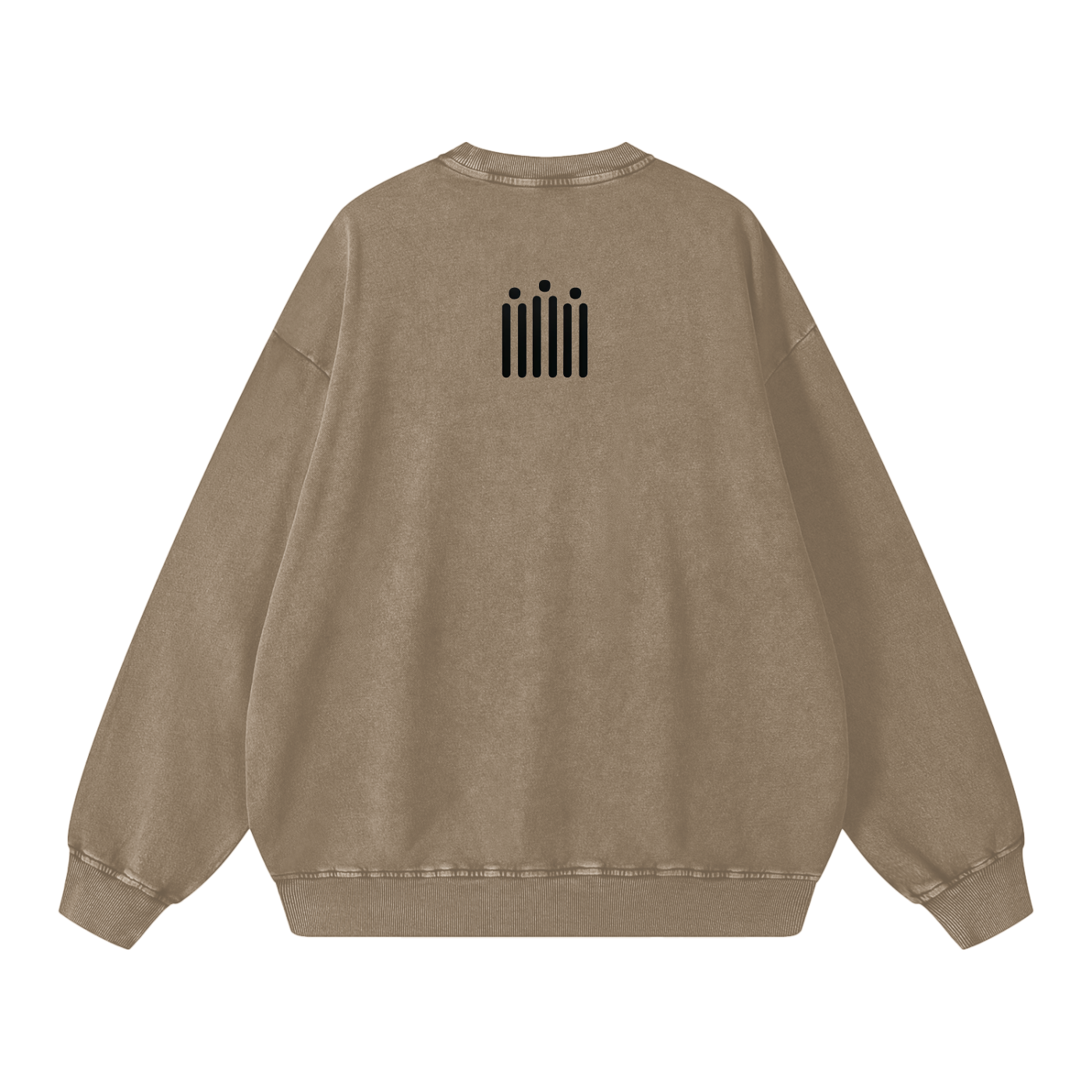 MOTISON -Acid Wash Oversize Sweatshirt