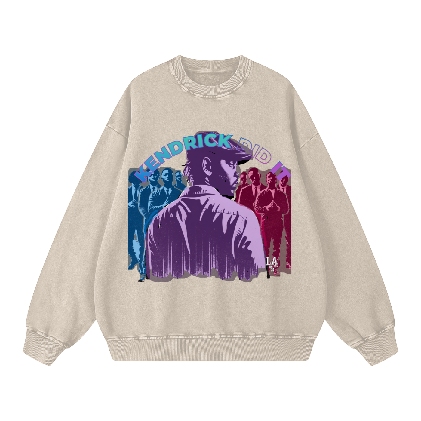 KDIDIT -Acid Wash Oversize Sweatshirt