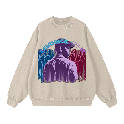 KDIDIT -Acid Wash Oversize Sweatshirt