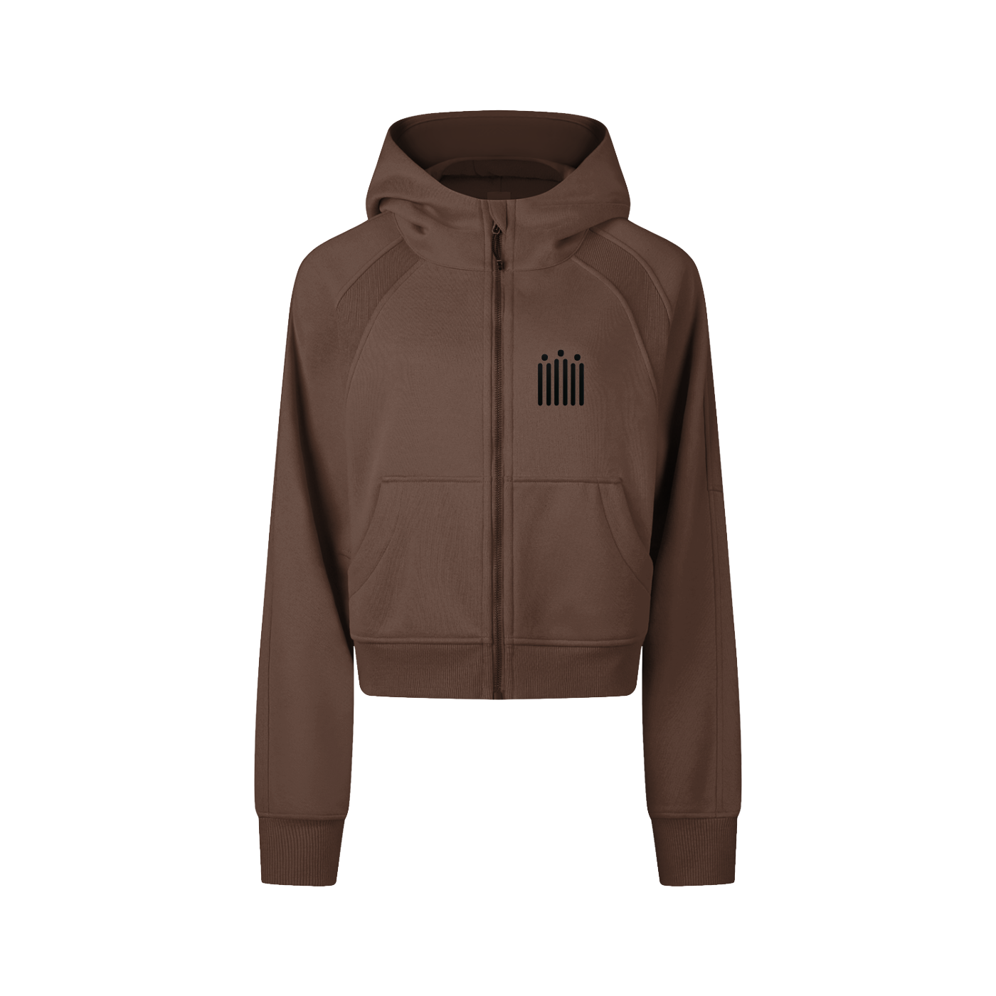 QUEEN -Cropped/w Zip-Hoodie