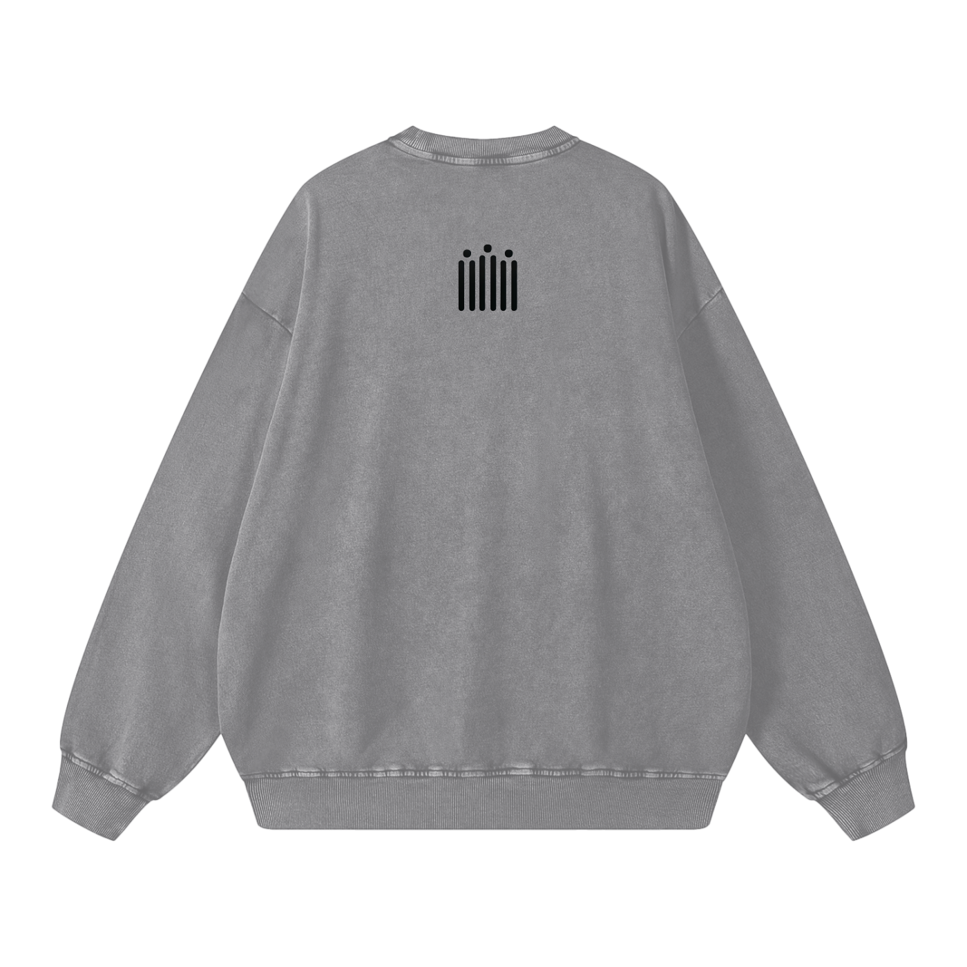 KINGNX -Acid Wash Oversize Sweatshirt