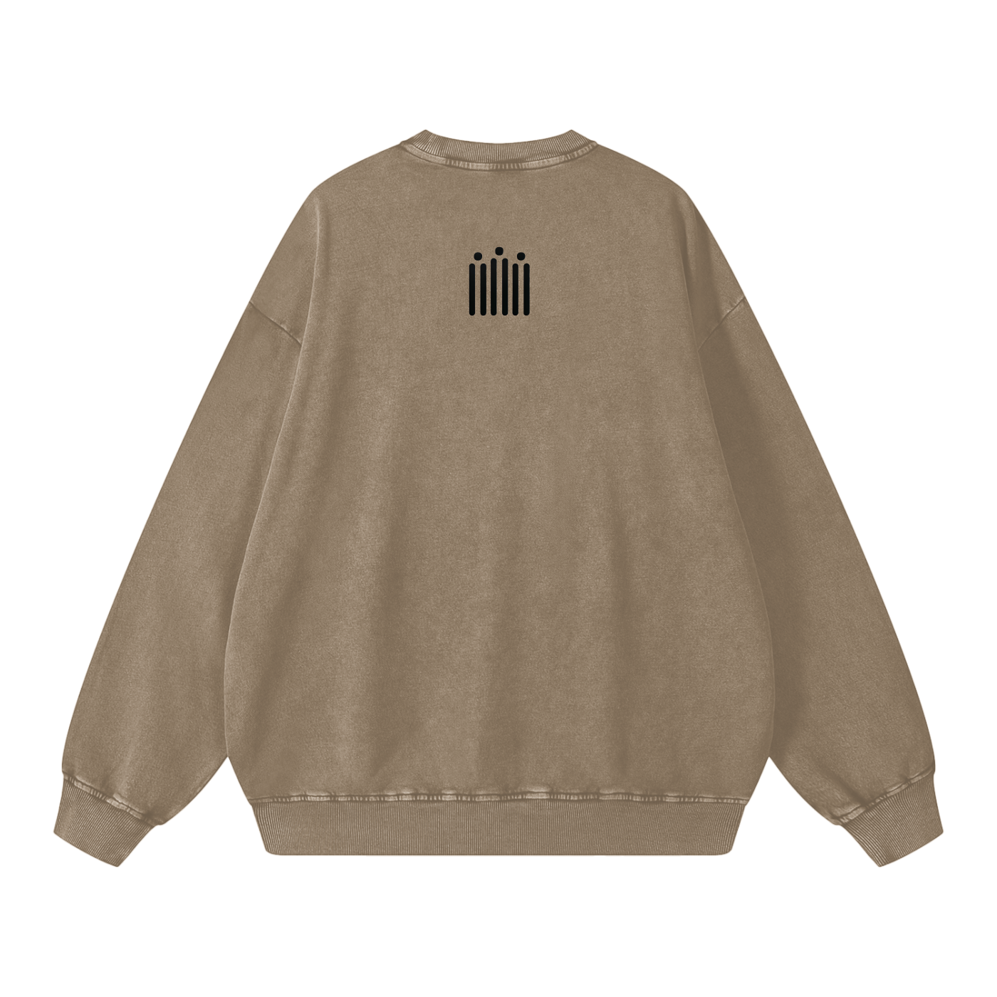 KOVHOE -Acid Wash Oversize Sweatshirt