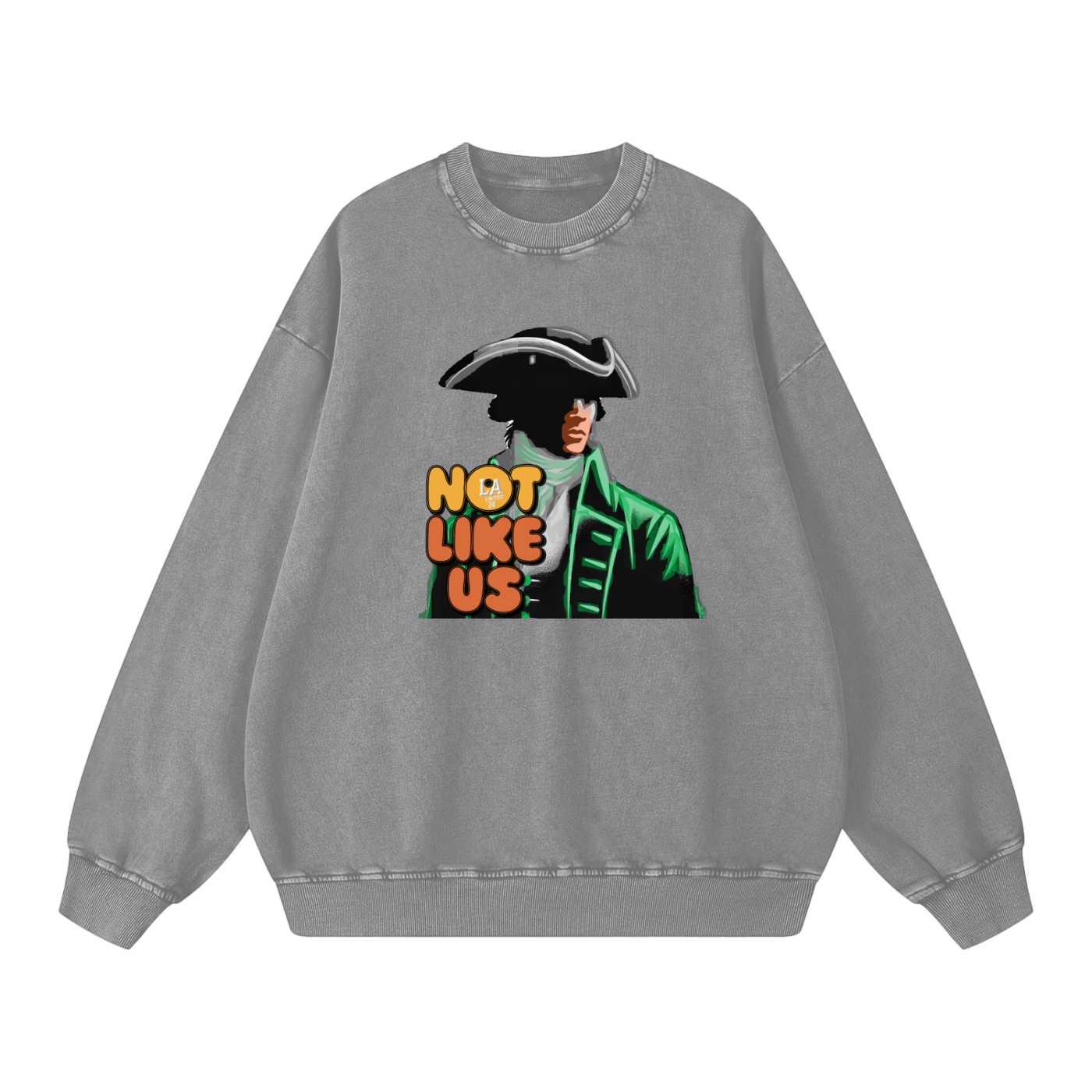 NOTLIKUS -Acid Wash Oversize Sweatshirt