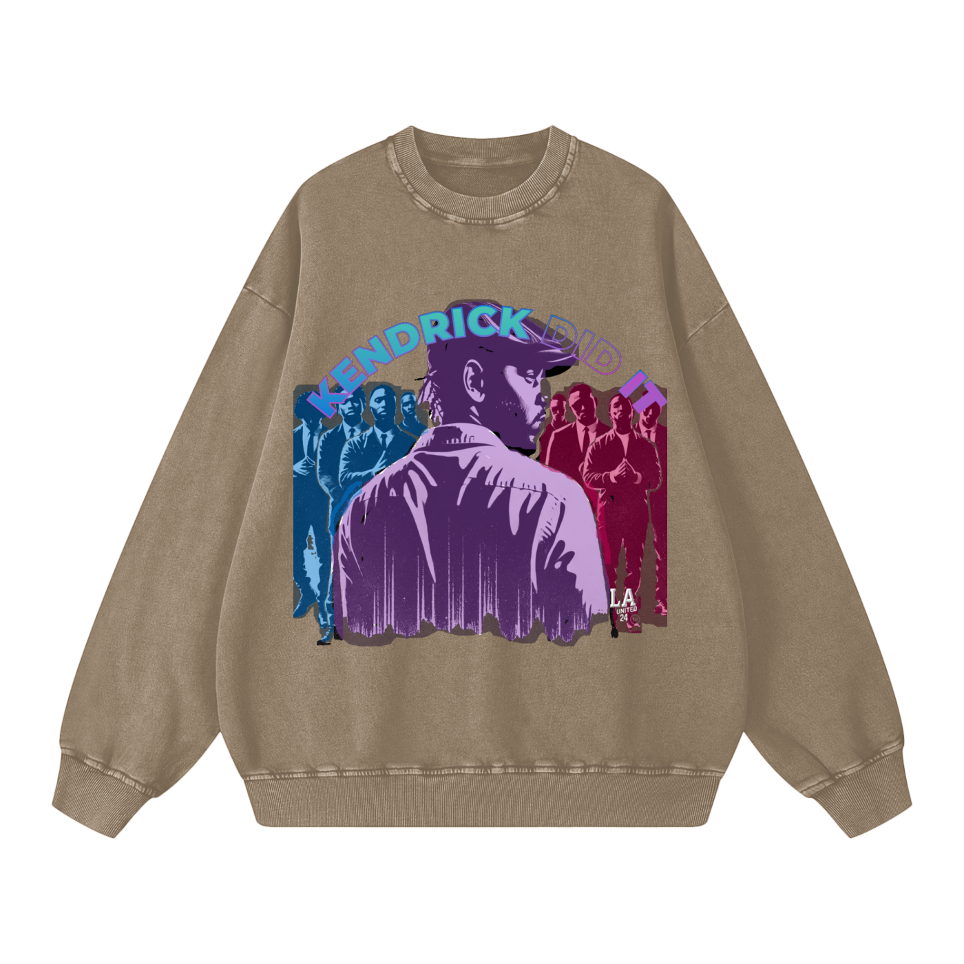 KDIDIT -Acid Wash Oversize Sweatshirt