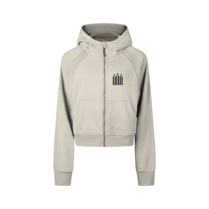 QUEEN -Cropped/w Zip-Hoodie