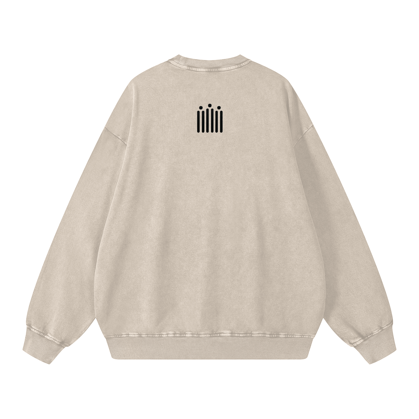 KOVHOE -Acid Wash Oversize Sweatshirt