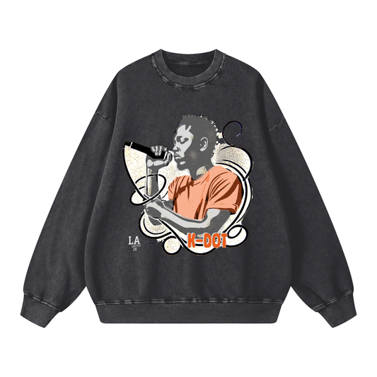 KYOUNG -Acid Wash Oversize Sweatshirt