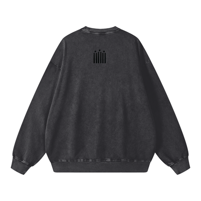 UNITED24 -Acid Wash Oversize Sweatshirt