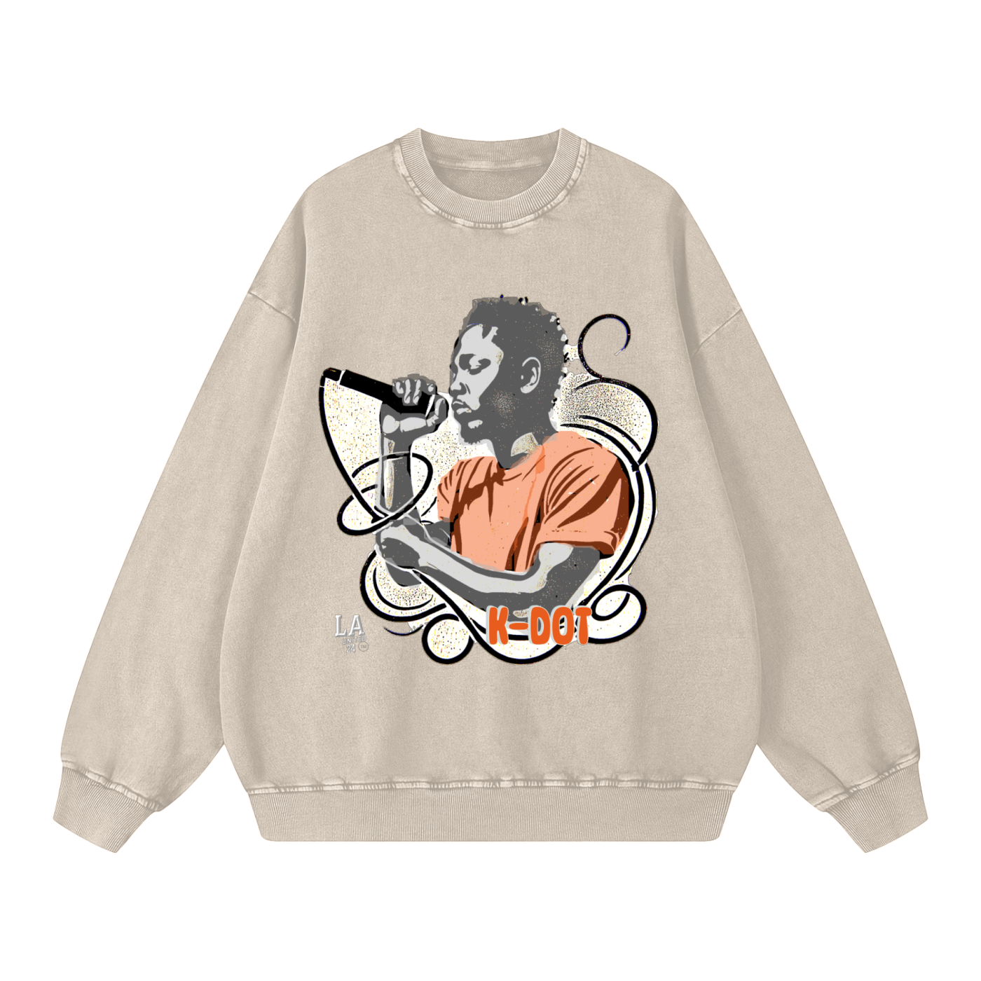 KYOUNG -Acid Wash Oversize Sweatshirt