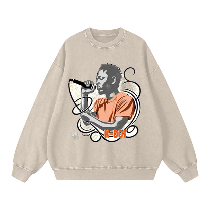 KYOUNG -Acid Wash Oversize Sweatshirt