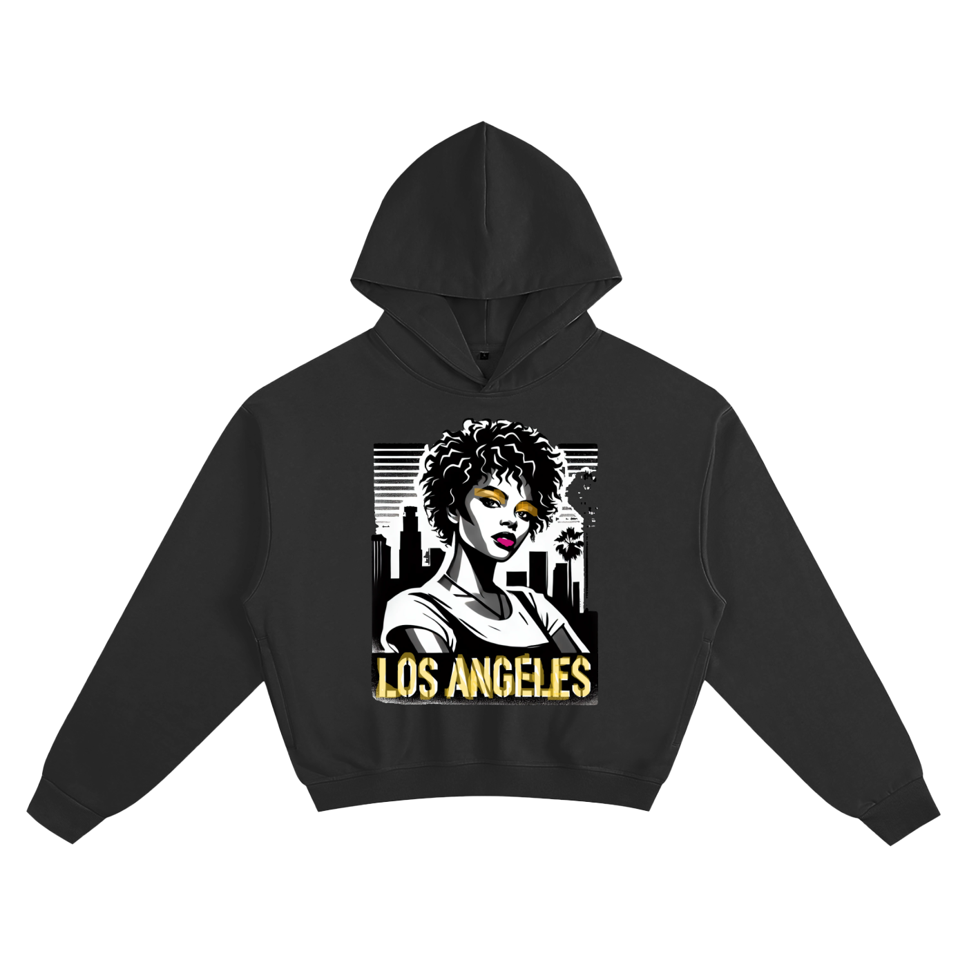 QUEEN -Sunfade Boxy Hoodie