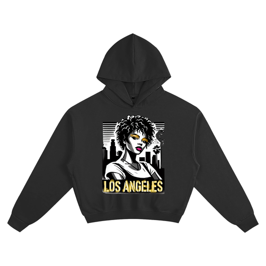 QUEEN -Sunfade Boxy Hoodie