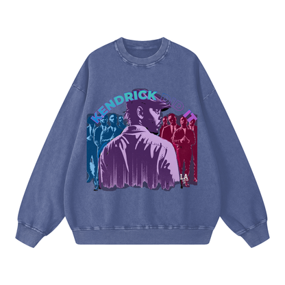 KDIDIT -Acid Wash Oversize Sweatshirt