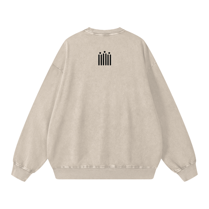 KYOUNG -Acid Wash Oversize Sweatshirt