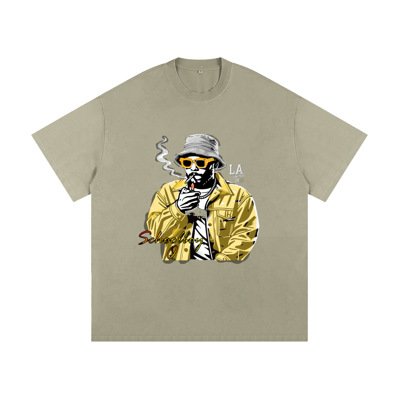 QSMOKING -Loose Fit T-Shirt