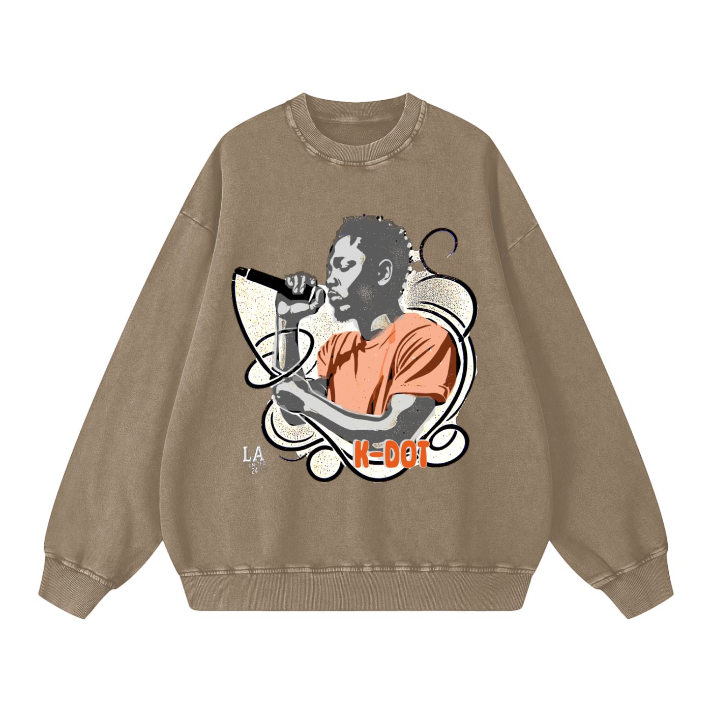 KYOUNG -Acid Wash Oversize Sweatshirt