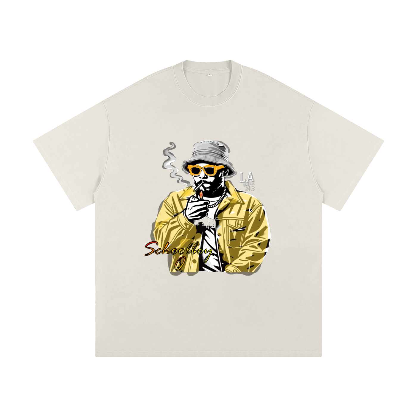 QSMOKING -Loose Fit T-Shirt