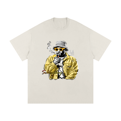 QSMOKING -Loose Fit T-Shirt