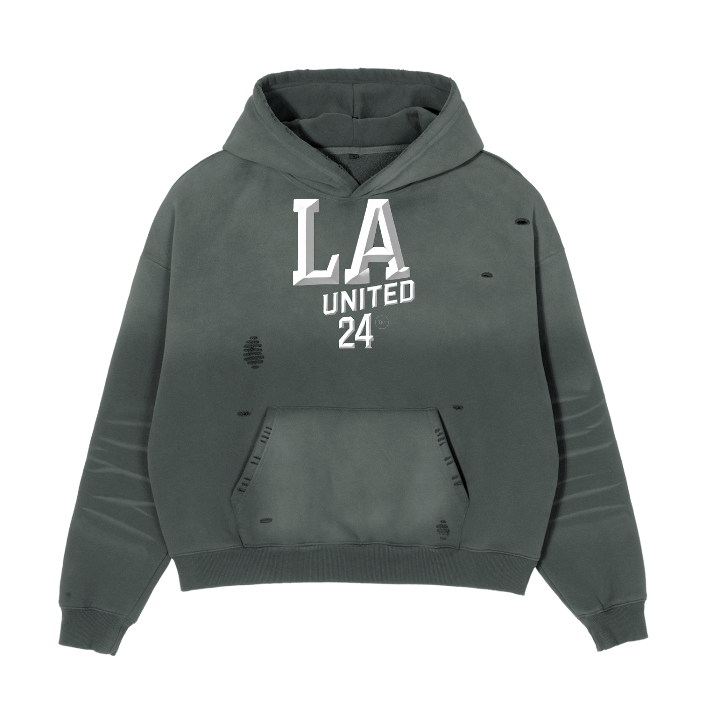 LAUNITED -Sunfade Boxy Hoodie