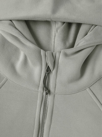 QUEEN -Cropped/w Zip-Hoodie