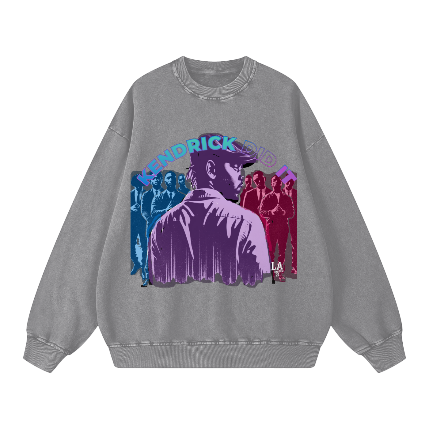 KDIDIT -Acid Wash Oversize Sweatshirt