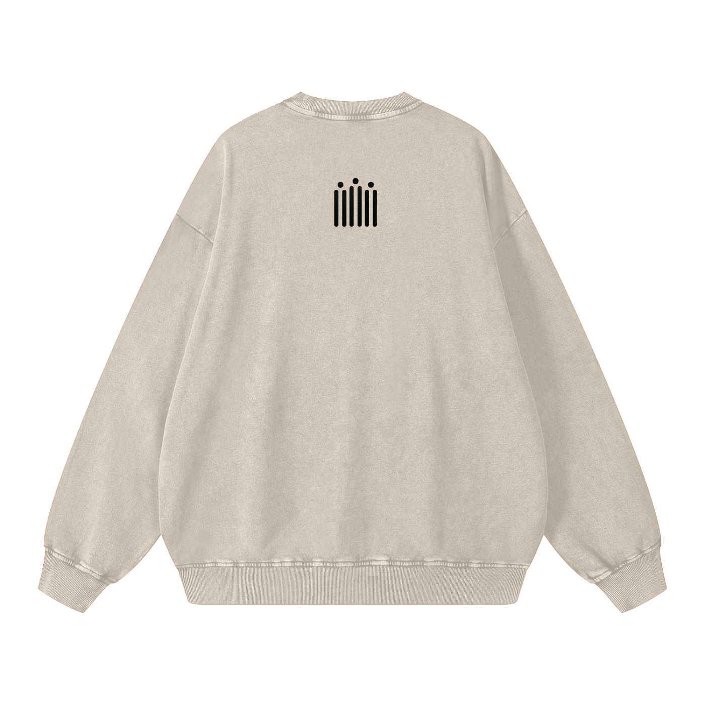 KINGNX -Acid Wash Oversize Sweatshirt