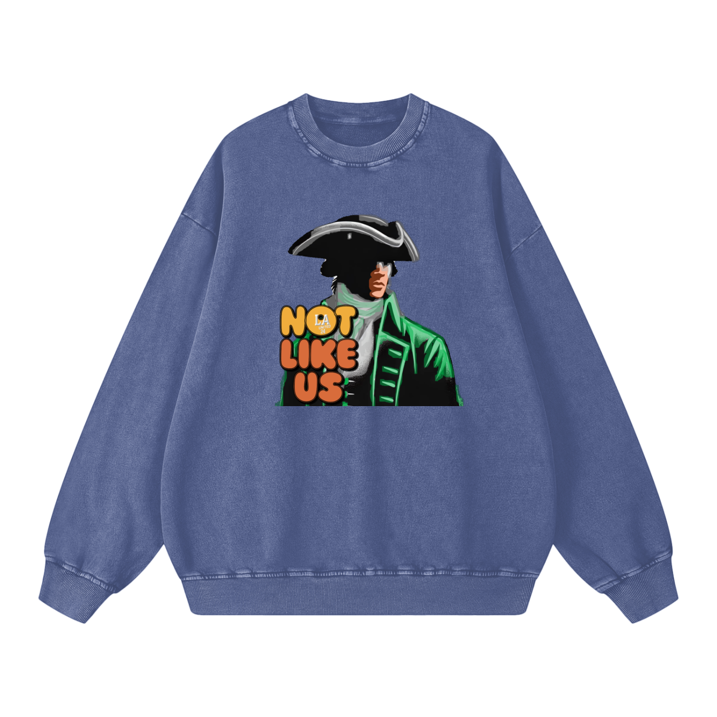 NOTLIKUS -Acid Wash Oversize Sweatshirt